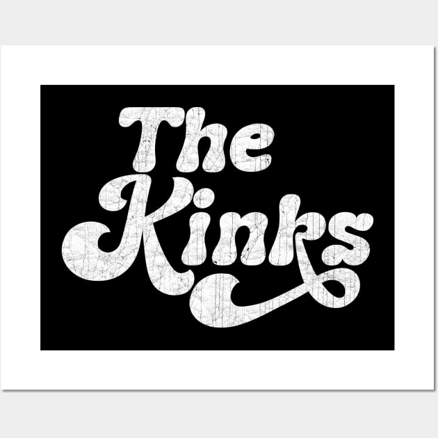 The Kinks  / Retro Faded Style Wall Art by DankFutura